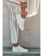 Dámské plátěné tenisky Big Star – bílé