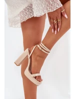 Sandály na podpatku model 212820 Step in style Sandály na podpatku model 212820 Step in style