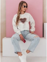 Dámská oversize mikina se srdcem DESSER šedá FashionStreet BY1466