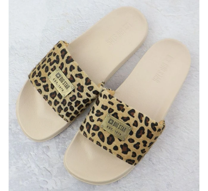 Dámské plážové žabky beige model 21905105