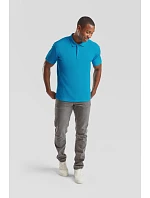 Original Polo Pánské piqué polo model 22449706 azure blue - Fruit of the Loom Original Polo Pánské piqué polo model 22449706 azure blue - Fruit of the Loom