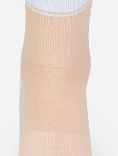 Mr. Socks L 05007 Tenisové ponožky "Colored" 88.5007 peach/white