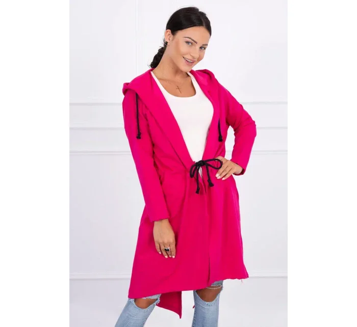 Sukně s delšími zády fuchsiová