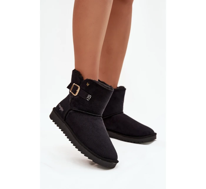 Dámské Sněhule S Přezkou model 21713329 Černé - Wrangler