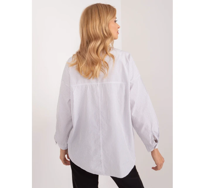 Košile BP KS 1012.25 bílá šedá