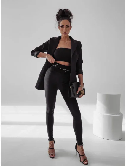 Dámské legíny model 18480681 černé - Ola Voga Dámské legíny model 18480681 černé - Ola Voga