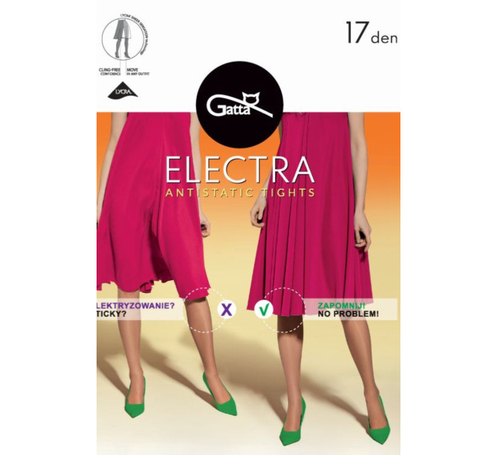 Hladké dámské punčochové kalhoty ELECTRA - 17 DEN - 5