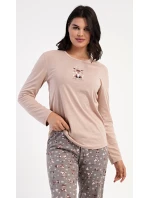 Dámské pyžamo dlouhé model 21748295 - Vienetta Dámské pyžamo dlouhé model 21748295 - Vienetta