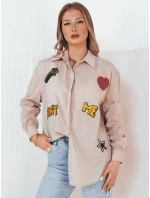 Dámská košile hnědá Dstreet model 21973013 - FashionStreet Dámská košile hnědá Dstreet model 21973013 - FashionStreet