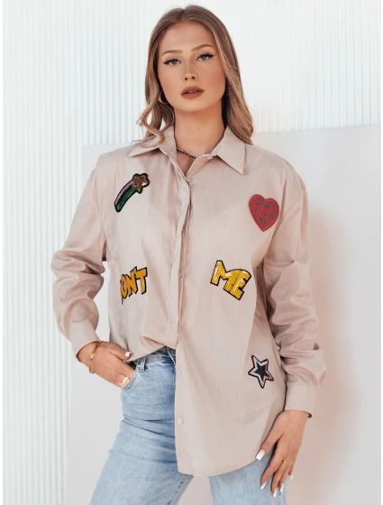 Dámská košile hnědá Dstreet model 21973013 - FashionStreet Dámská košile hnědá Dstreet model 21973013 - FashionStreet