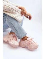 Dámské tenisky na masivní podrážce růžové model 21648323 - Boto Dámské tenisky na masivní podrážce růžové model 21648323 - Boto