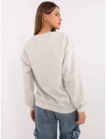 Mikina EM BL 617 model 20811730 světle šedá - FPrice Mikina EM BL 617 model 20811730 světle šedá - FPrice