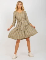 LK SK 507786 šaty.16P černá a žlutá LK SK 507786 šaty.16P černá a žlutá