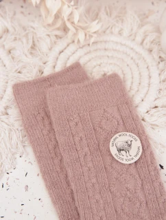 Dámské vlněné ponožky – béžové