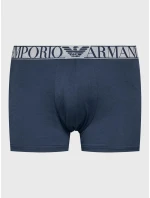 Pánské boxerky 2PACK 111769 3F720 15876 tm. modro-vínové - Emporio Armani