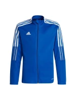 Dětská fotbalová mikina Tiro 21 Track GM7315 modrá - Adidas Dětská fotbalová mikina Tiro 21 Track GM7315 modrá - Adidas
