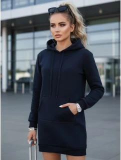 Dámská dlouhá mikina oversize navy blue model 21964032 - Dstreet