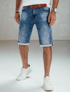 Pánské modré džínové šortky s páskem Dstreet model 21989882 - FashionStreet