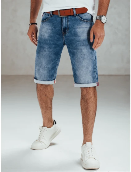 Pánské modré džínové šortky s páskem Dstreet model 21989882 - FashionStreet