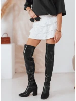 Dámské kozačky nad kolena černé Dstreet ZY1245