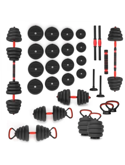 HMS SGN130 sada závaží 6v1 (činka, činky a kettlebell) 30 kg HMS SGN130 sada závaží 6v1 (činka, činky a kettlebell) 30 kg