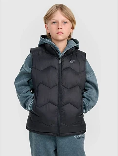 Chlapecké péřové tričko bez rukávů se syntetickou výplní 4F 4FJRAW25TVJAM325-20S