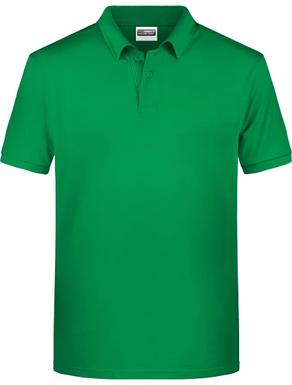 Daiber 8010 Pánské piqué polo z bio bavlny 02.8010 fern green
