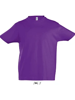 SOL'S Imperial Kids Dětské tričko z těžké bavlny 25.1770 dark purple