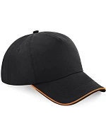 B 5 panelová kšiltovka  53.0 black/orange model 22432881 - Beechfield