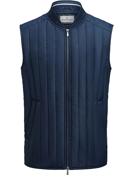 James Harvest Scarsdale Vest Men Pánská prošívaná vesta 62.1052 navy James Harvest Scarsdale Vest Men Pánská prošívaná vesta 62.1052 navy
