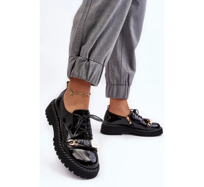 Dámské patentované boty D&A Black Dámské patentované boty D&A Black