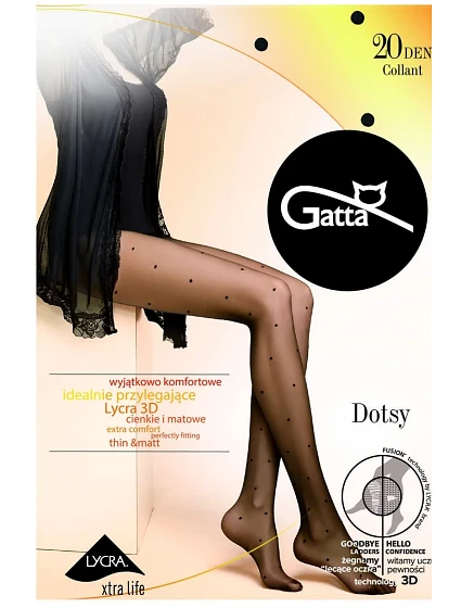 Dámské vzorované punčochové kalhoty model 14624555 03 - Gatta