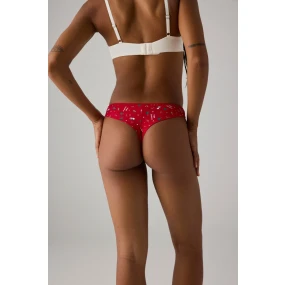 DÁMSKÁ VÁNOČNÍ TANGA 19042