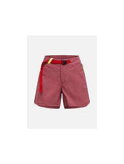 Dámské šortky model 22241487 Tech Shorts, červené - Peak Performance