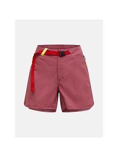 Dámské šortky model 22241487 Tech Shorts, červené - Peak Performance
