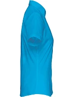 Kariban K 548 Popelínová halenka "Judith" s krátkým rukávem 20.K548 bright turquoise Kariban K 548 Popelínová halenka "Judith" s krátkým rukávem 20.K548 bright turquoise