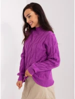 Jumper AT SW 2235.00P tmavě fialový Jumper AT SW 2235.00P tmavě fialový