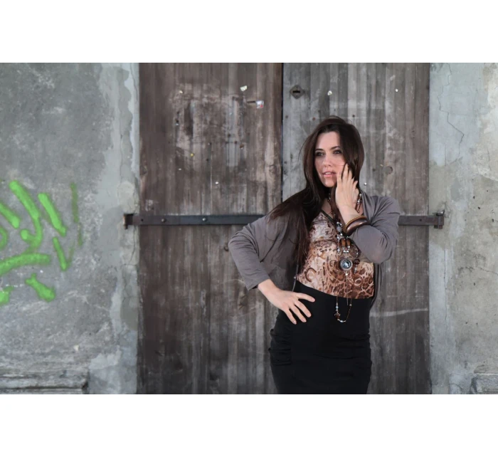 Svetr model 17566895 mocca - Vittoria Ventini