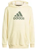 Dětská mikina Badge of Sport Hoodie Jr HN8469 žlutá - Adidas