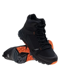 Pánské kotníkové sportovní boty Himba Mid Wp M 92800330734 Černá s oranžovou - Hi-Tec