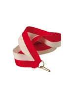 Stuha 22 mm - červená a bílá