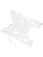 PAPÍROVÁ DEKORACE SNOWflAKE 64 CM BÍLÁ PAPÍROVÁ DEKORACE SNOWflAKE 64 CM BÍLÁ