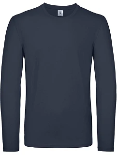 B&C #E150 LSL Tričko s dlouhým rukávem model 22491104 navy