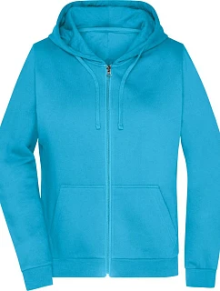 JN 755 Dámská mikina s kapucí model 22489544 turquoise - Daiber