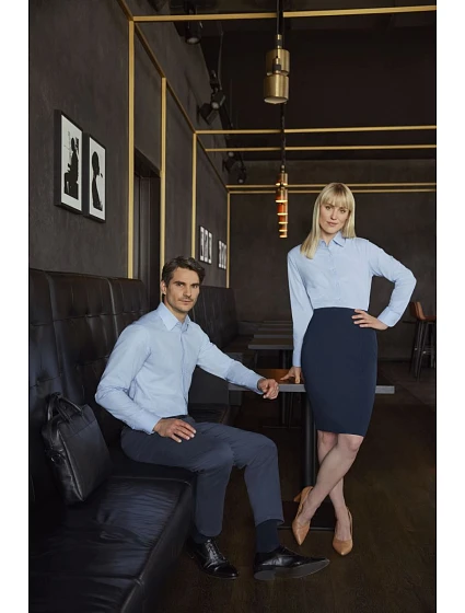 Košile Oxford s dlouhým rukávem 11. oxford blue model 22475113 - Russell Athletic Košile Oxford s dlouhým rukávem 11. oxford blue model 22475113 - Russell Athletic