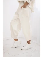 Souprava Punto Milano Winter tepláky + kalhot světle béžová Souprava Punto Milano Winter tepláky + kalhot světle béžová