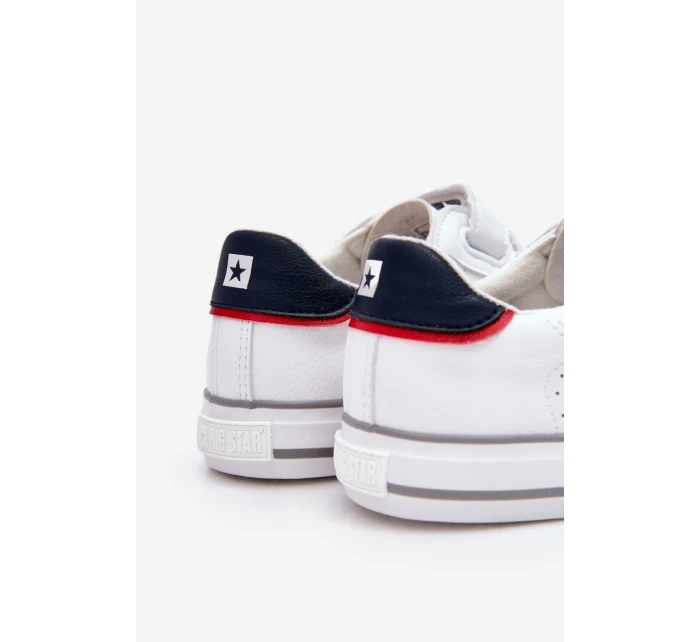 Žené tenisky na suchý zip Big Star LL274A207 Bíle Žené tenisky na suchý zip Big Star LL274A207 Bíle