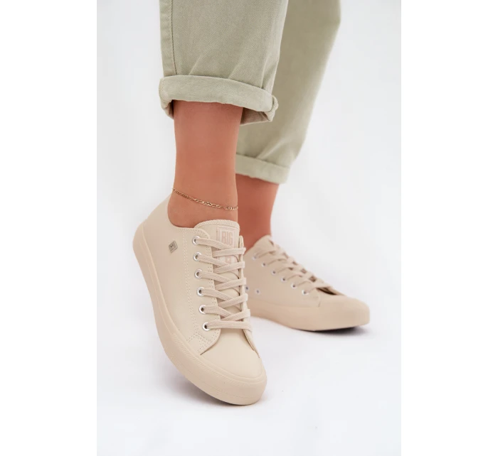 Dámské tenisky Eko kůže Big Star TT274019 Béžové