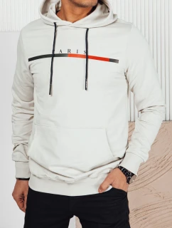 Pánská šedá mikina s potiskem FashionStreet BX5729