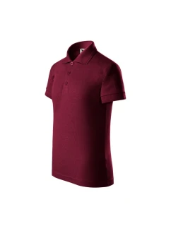 Dětská polokošile Pique (granátová)